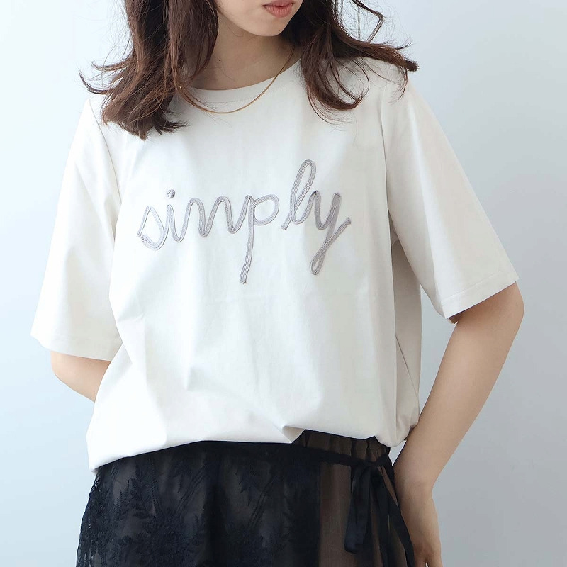 コード刺しゅうロゴTシャツLL/3L/4L/5L leswelレスウェル