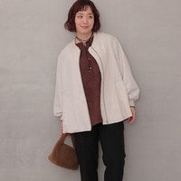 MA-1ペプラムブルゾン LL/3L/4L/5L leswelレスウェル