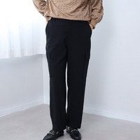 【タイムセール】ダブルクロステーパードパンツ LL/3L/4L/5L leswelレスウェル