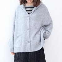 ニットパーカーLL/3L/4L/5L leswelレスウェル