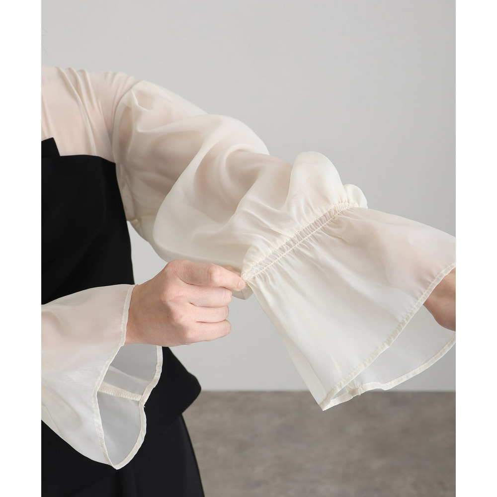 【結婚式・パーティードレス】ドレープビスチェドレス27