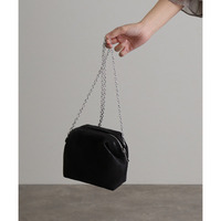 シャイニーPUレザーミニクラッチバッグ