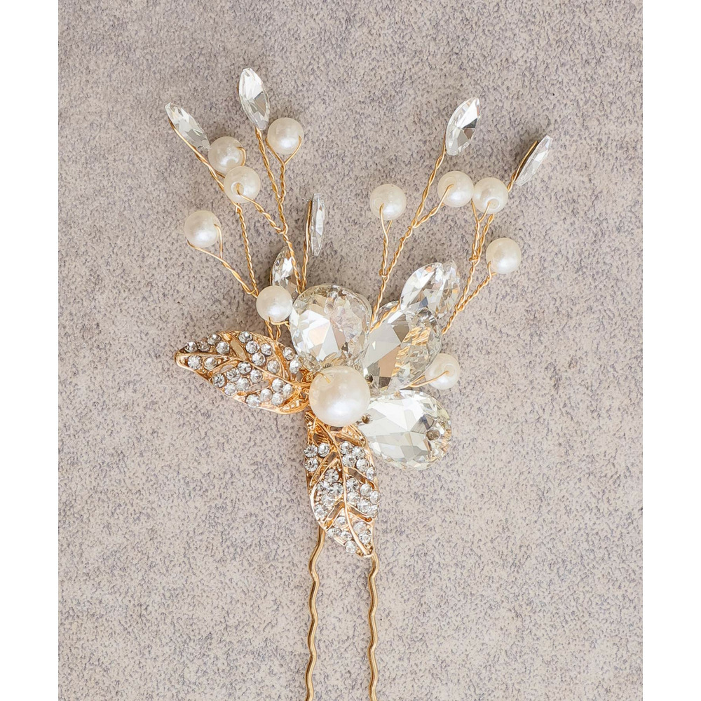 フラワービジューヘアアクセサリー3