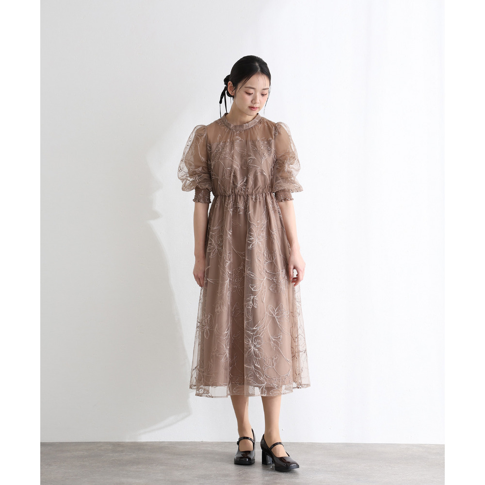 ラメエンブロイダリーシアードレス12