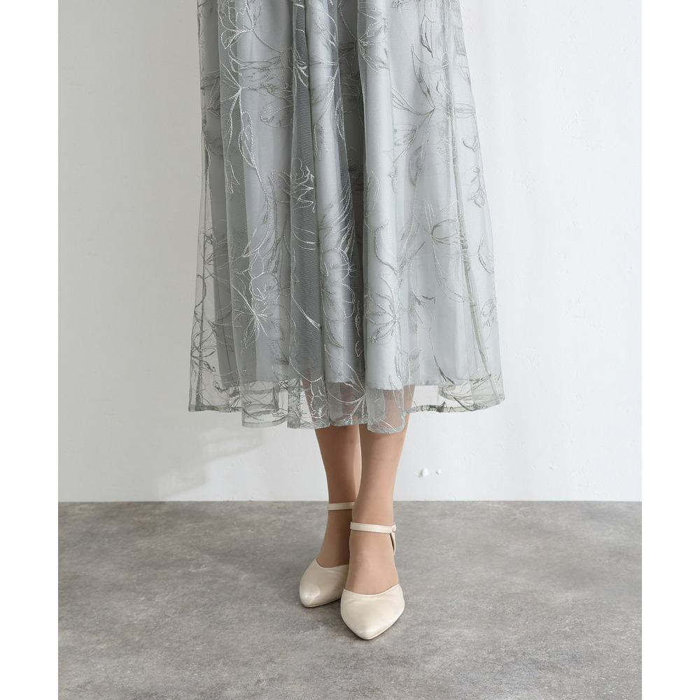 ラメエンブロイダリーシアードレス17