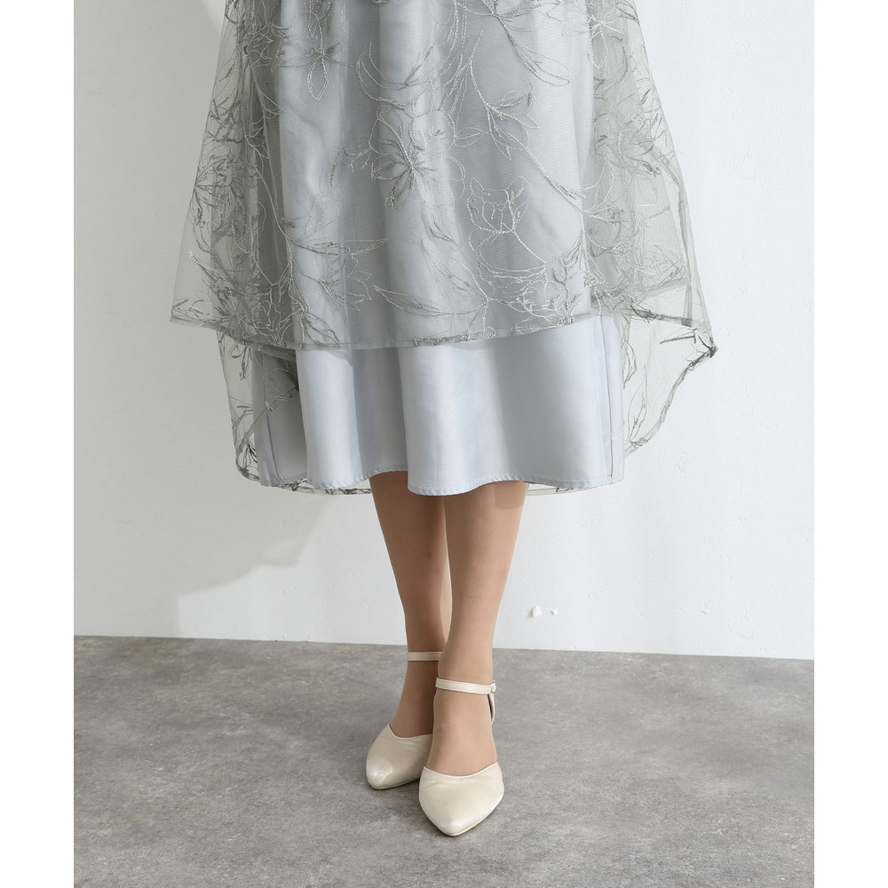 ラメエンブロイダリーシアードレス18