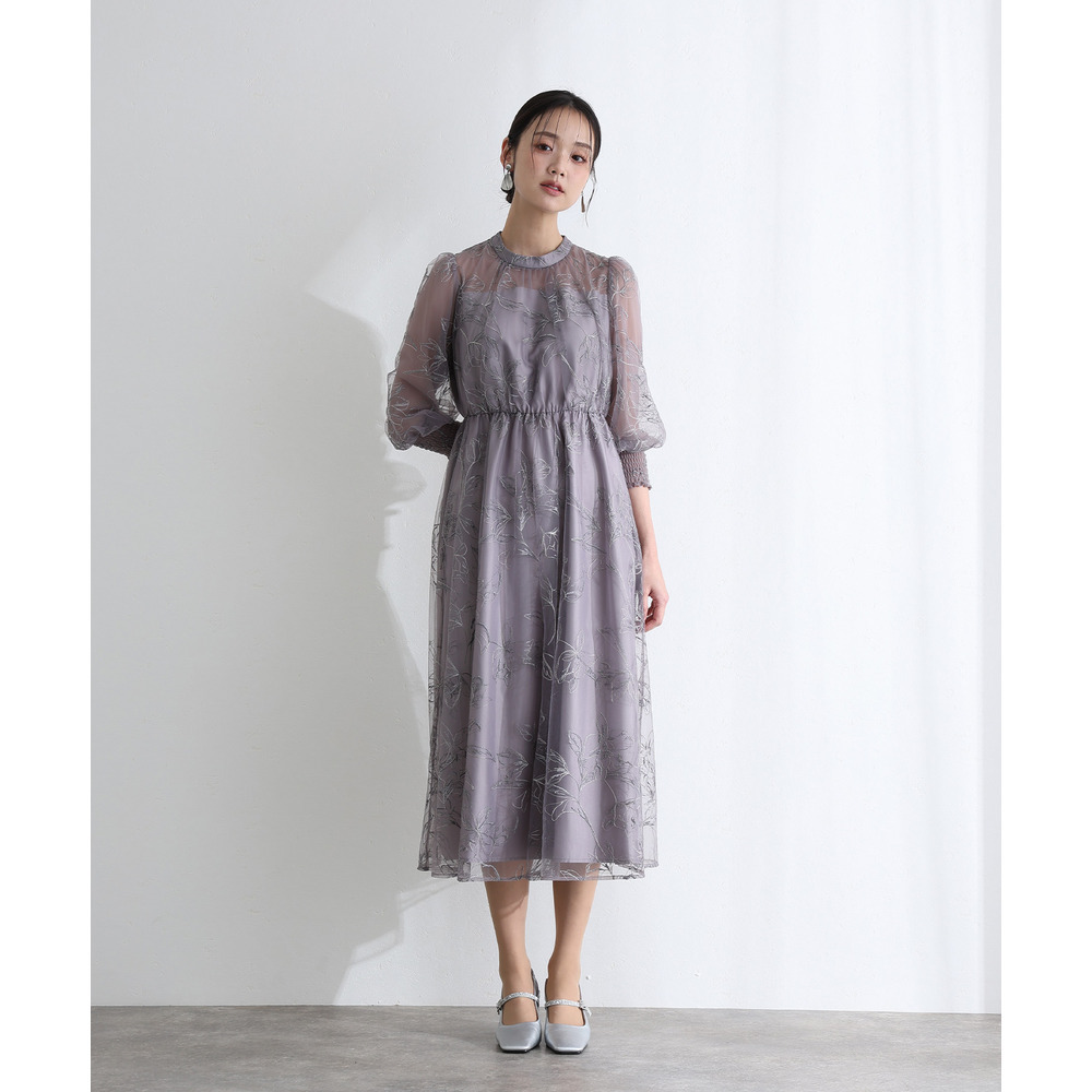 ラメエンブロイダリーシアードレス5