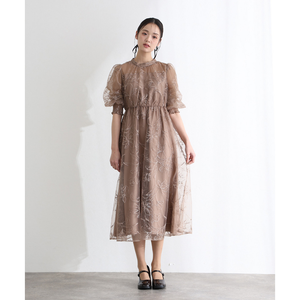 ラメエンブロイダリーシアードレス9
