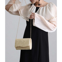 スパンコールレース刺繍 パーティーバッグ