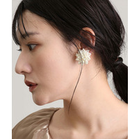 ブルーミングパールイヤリング