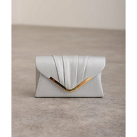 ラメグロウプリーツクラッチ