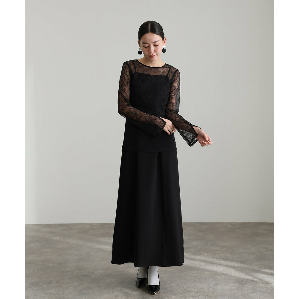 袖スリットシアートップス12