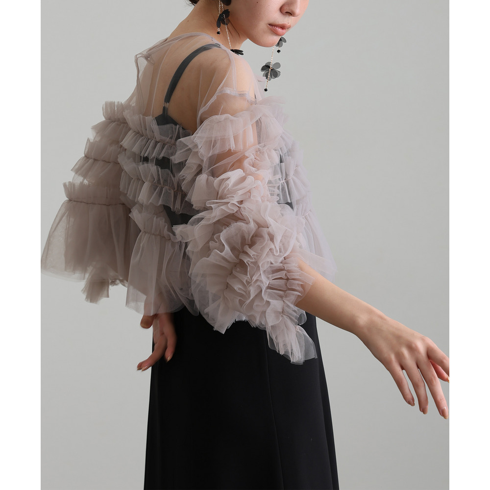 ラッフルフリルセットワンピース10