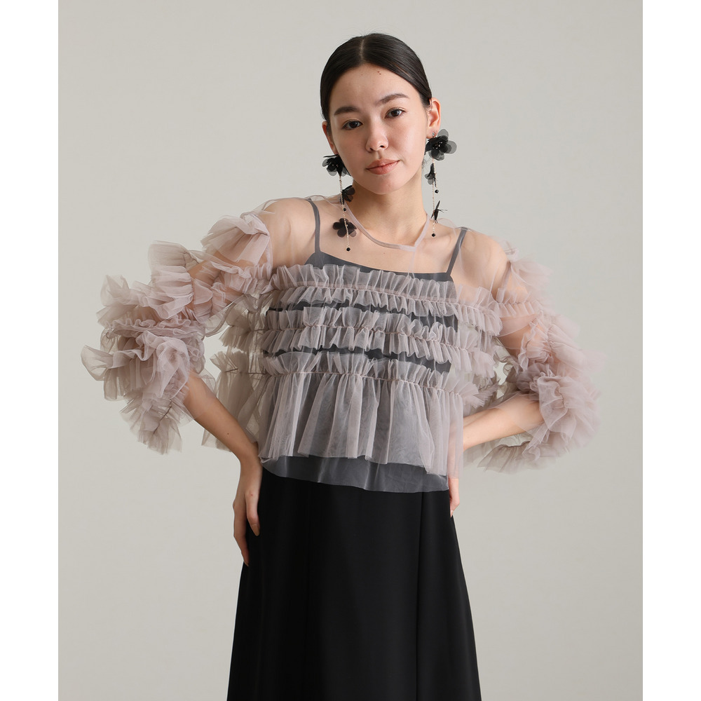 ラッフルフリルセットワンピース11