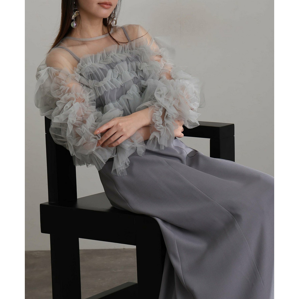 ラッフルフリルセットワンピース15