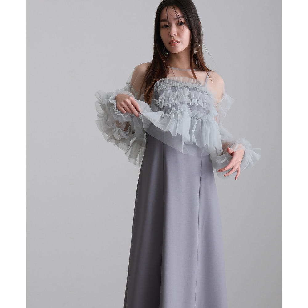 ラッフルフリルセットワンピース16