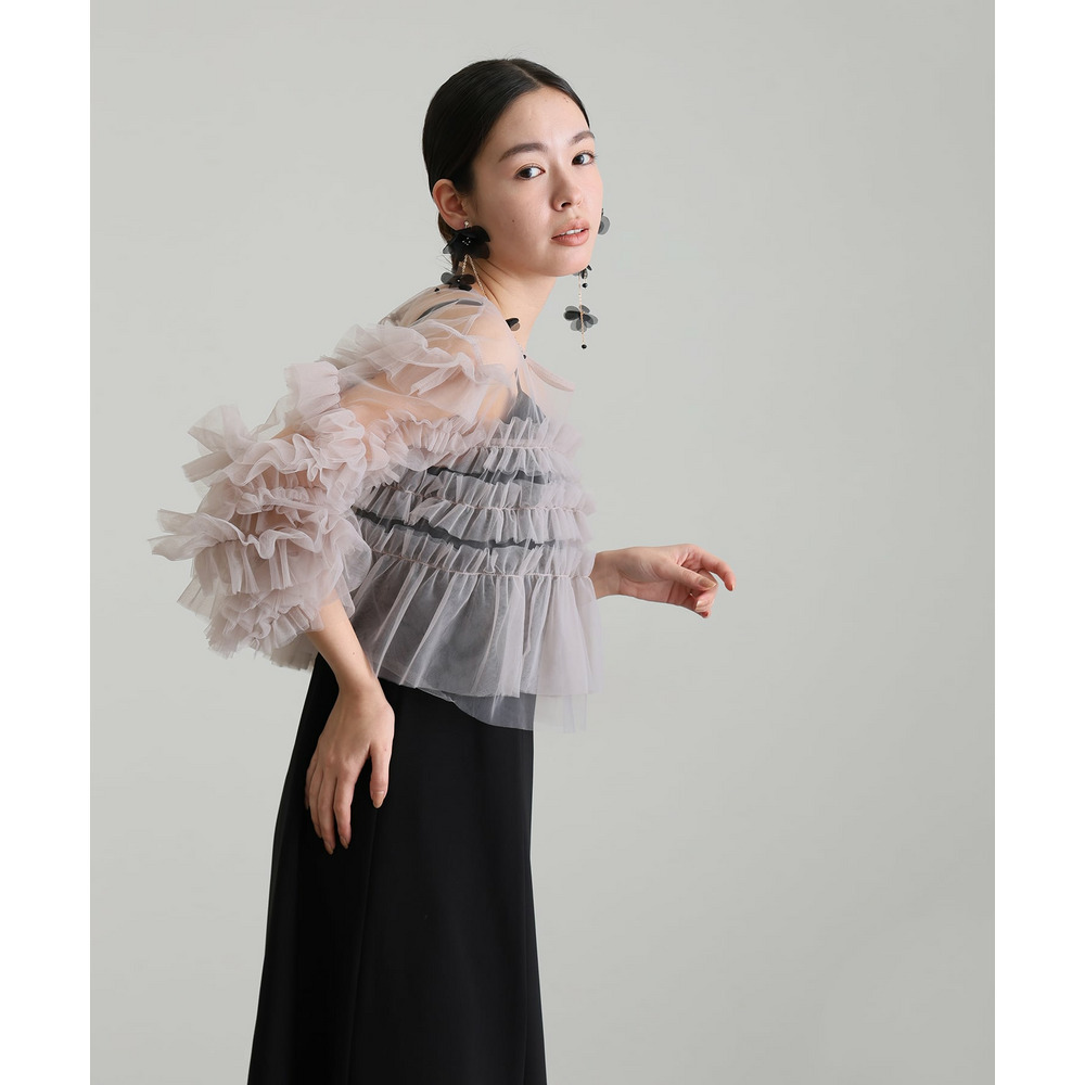 ラッフルフリルセットワンピース2