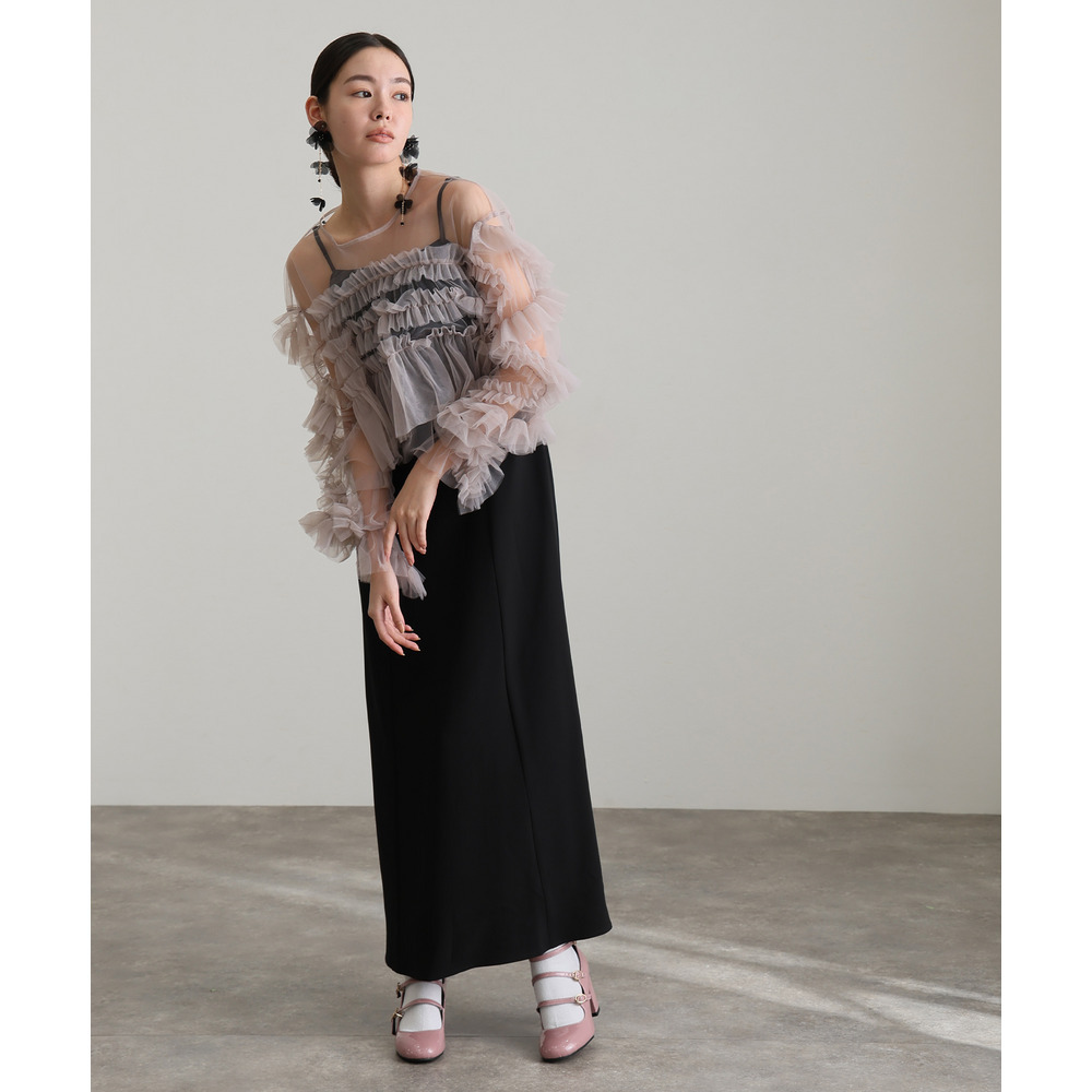 ラッフルフリルセットワンピース7