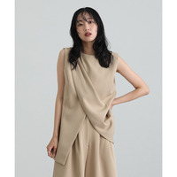 アシンメトリートップスパンツドレス