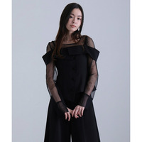 オフショルダートップス＆ワイドパンツセット