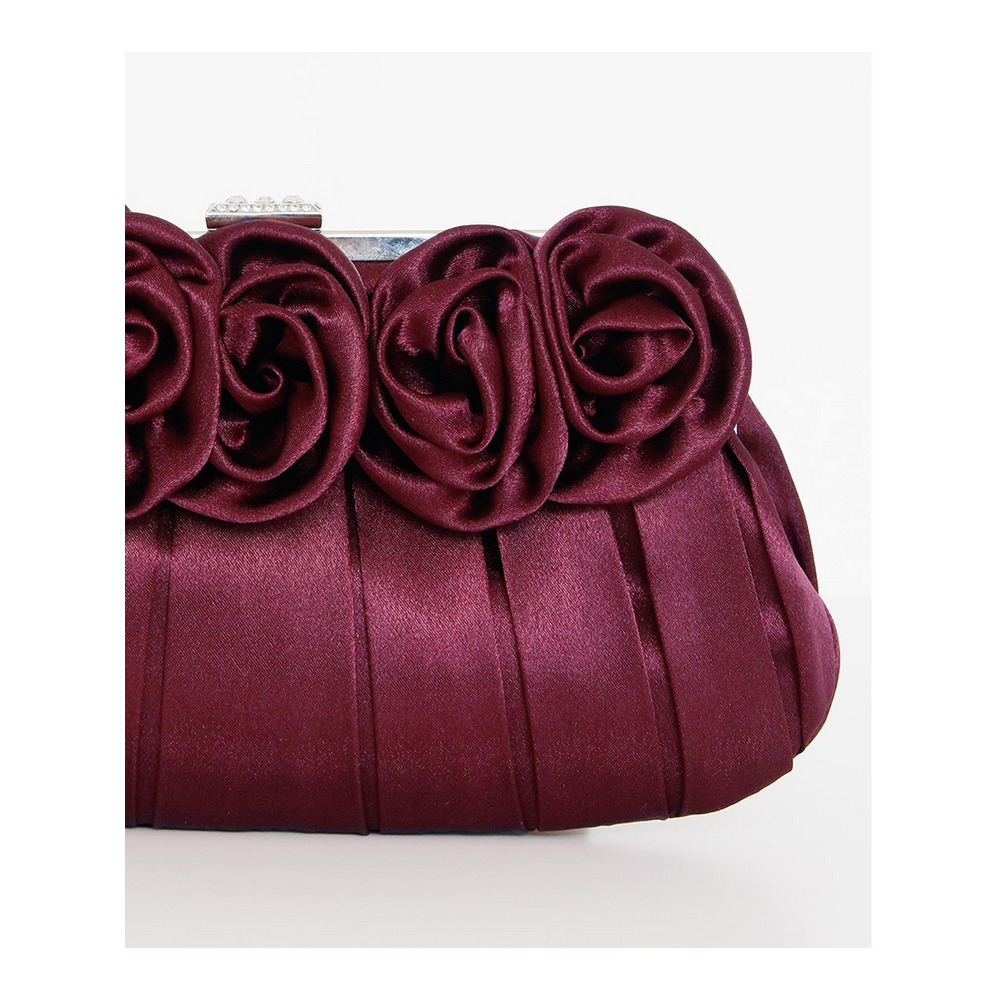 フラワー パーティバッグ ローズ クラッチバッグ結婚式対応11