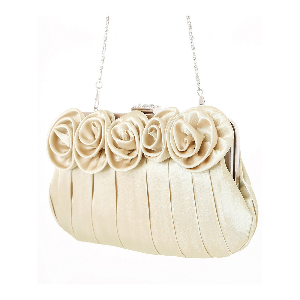 フラワー パーティバッグ ローズ クラッチバッグ結婚式対応17