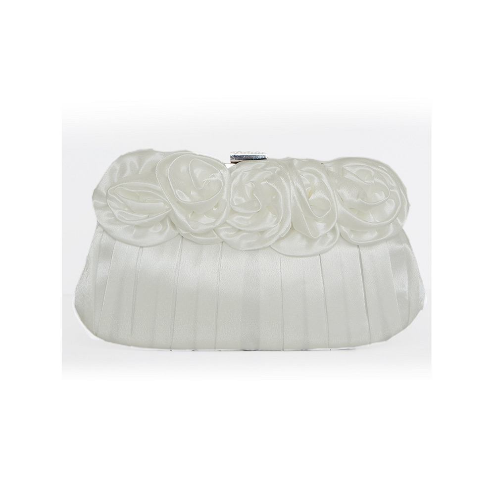 フラワー パーティバッグ ローズ クラッチバッグ結婚式対応1