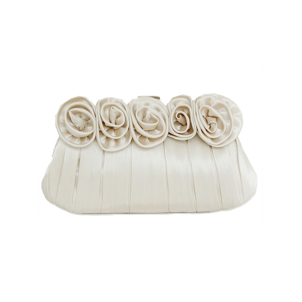 フラワー パーティバッグ ローズ クラッチバッグ結婚式対応1