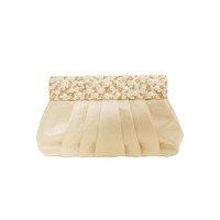 ビーズ＆パールクラッチバッグ結婚式対応