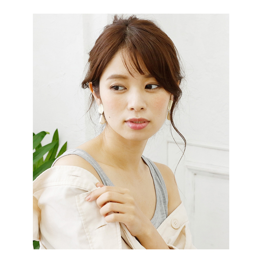 ゴールドプレート&パールピアス結婚式対応10