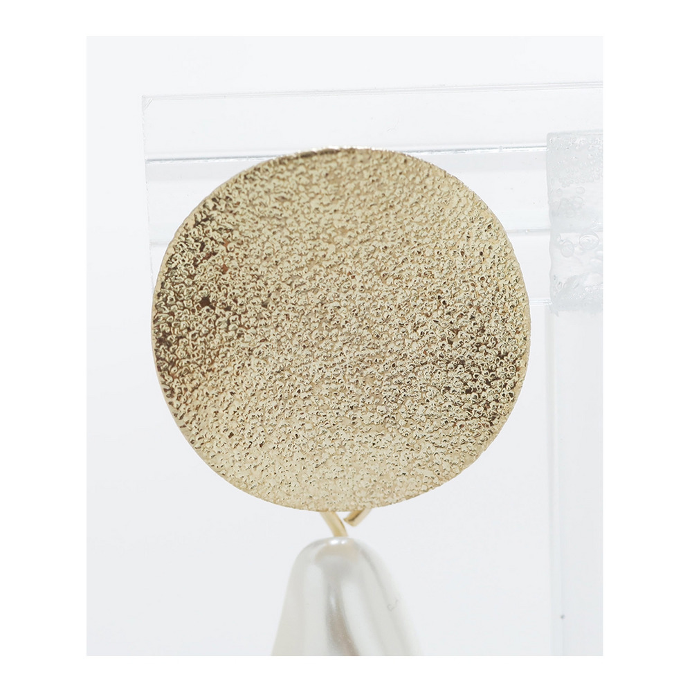 ゴールドプレート&パールピアス結婚式対応3