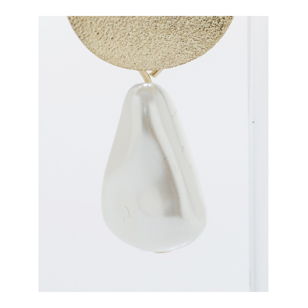 ゴールドプレート&パールピアス結婚式対応4