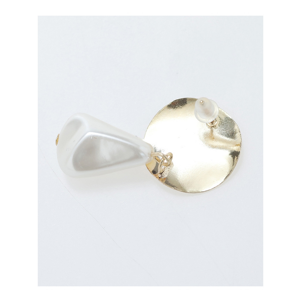 ゴールドプレート&パールピアス結婚式対応5