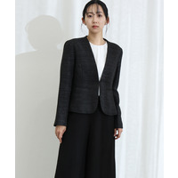 レースツイードジャケットスーツ　大きいサイズ レディース