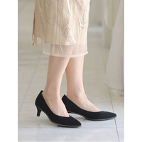 ローヒールシンプルパンプス　大きいサイズ レディース