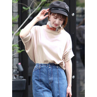 コットンドルマンカットソー　大きいサイズ レディース