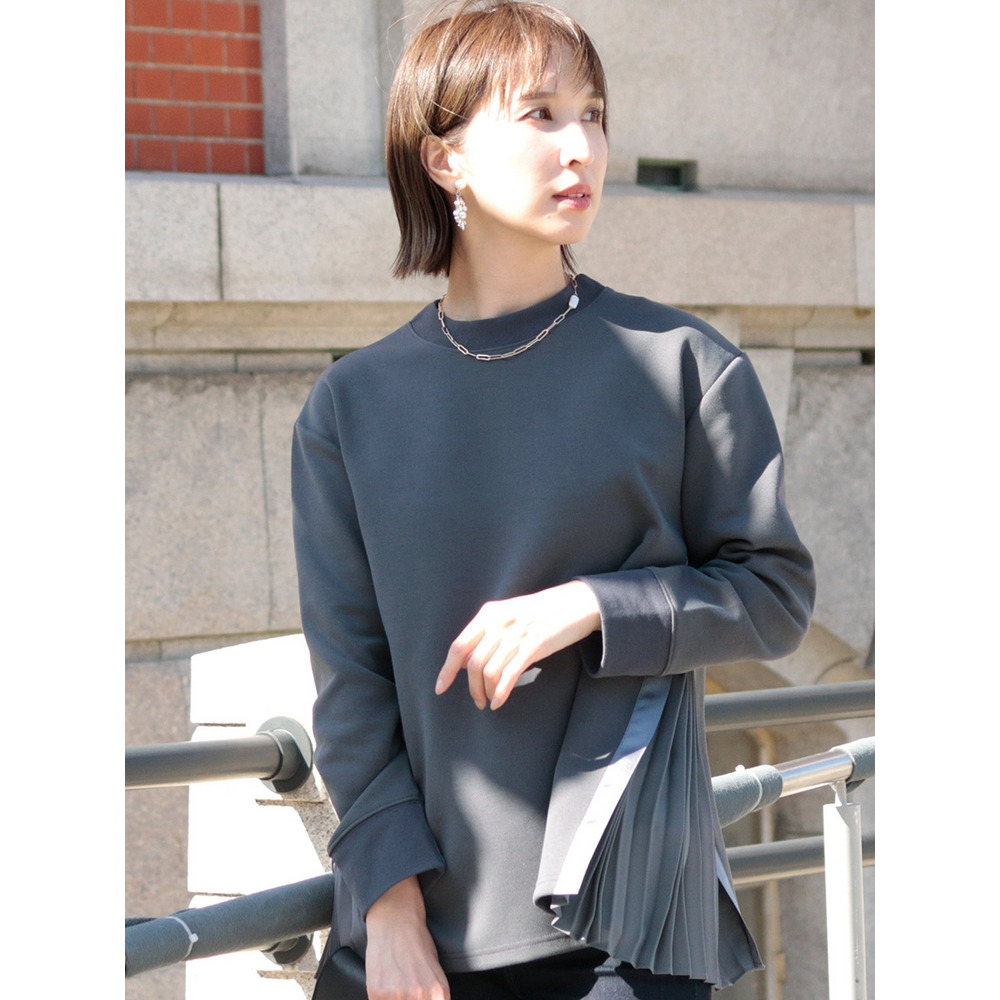 サイドプリーツカットソー 大きいサイズ レディース22