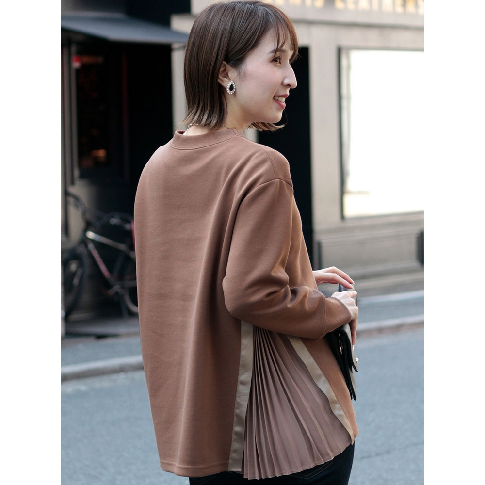 サイドプリーツカットソー 大きいサイズ レディース25