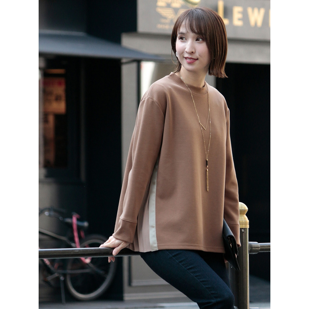 サイドプリーツカットソー 大きいサイズ レディース27