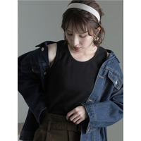 ワッフルタンクトップ　大きいサイズ レディース