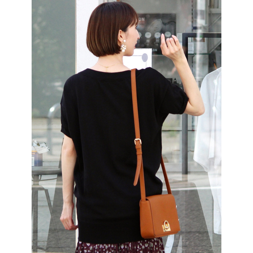 コットンVネックドルマンニット 大きいサイズ レディース5