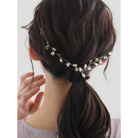 リーフモチーフヘアチャーム