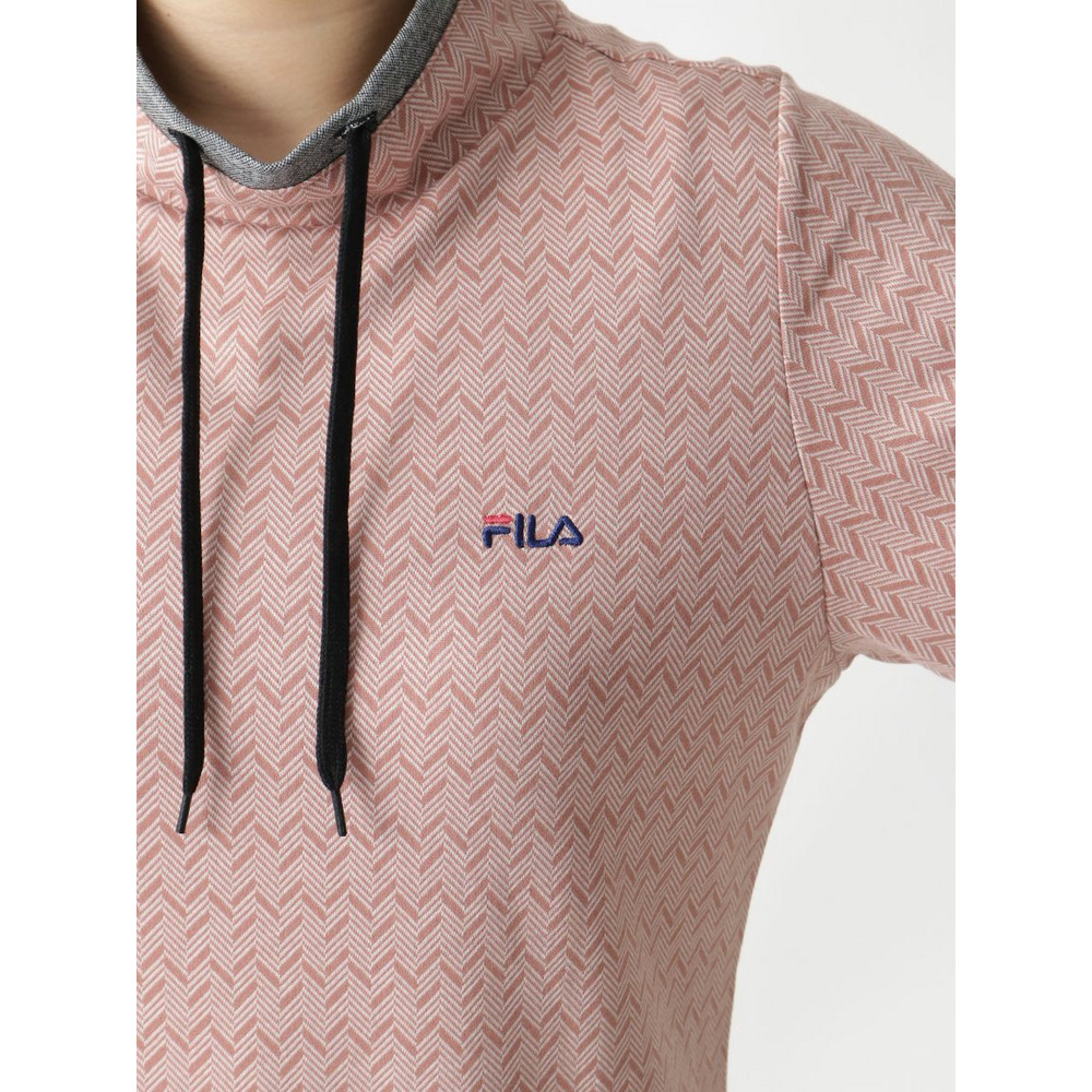 FILA レトロ柄ハイネックプルオーバー　大きいサイズレディース5