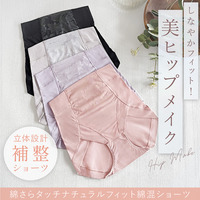 ナチュラルフィット綿混ショーツ２５