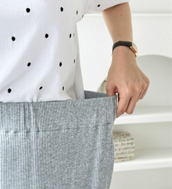 【L-XLサイズ展開/新色追加】-3kg見え!すっりきリブタイトロングスカート23