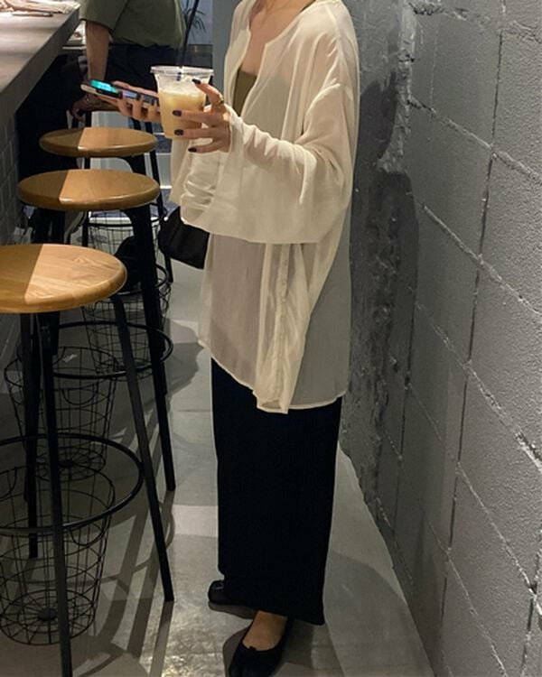 【L-XLサイズ展開/新色追加】-3kg見え!すっりきリブタイトロングスカート27