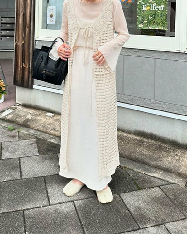 【L-XLサイズ展開/新色追加】-3kg見え!すっりきリブタイトロングスカート29