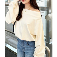 【新色追加】オフショルスウェット