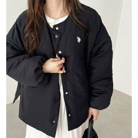 【新色追加】GeeRA別注【U.S. POLO ASSN.】ノーカラー中わたブルゾン