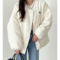 【新色追加】GeeRA別注【U.S. POLO ASSN.】ノーカラー中わたブルゾン